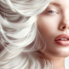 close up portrait of a woman