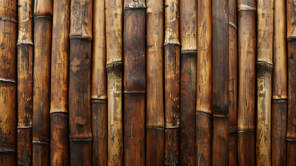Natural vertical bamboo wood texture background.