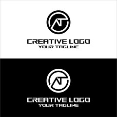 creative letter logo at desain vektor