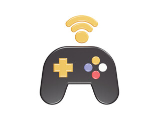 Game icon 3d render illustration