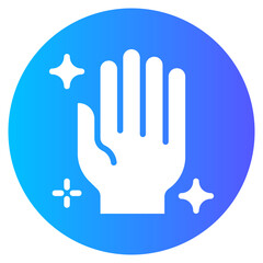 handwashing gradient icon