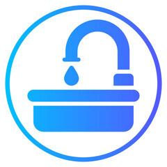 sink gradient icon