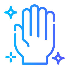 handwashing gradient icon