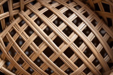 a close up of a basket