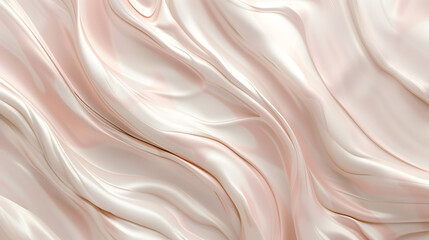 Pink Liquid Background of Cosmetic Cream. Fluid glossy surface