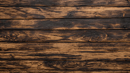 Wooden dark brown timber plank Texture