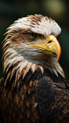 Fototapeta premium wild eagle portrait, close-up