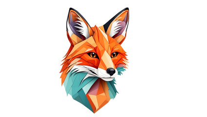 Obraz premium logo for business, icon, fox. isolated on white background