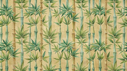 Textured Design with Bamboo Pattern