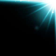 Digital lens Flare , light leaks , Abstract overlays background.