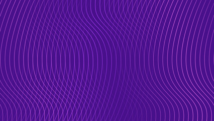 Wavy Neon Line Purple, Abstract Futuristic Pattern Background