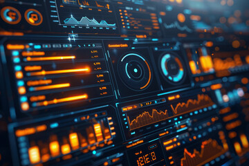 Fototapeta premium Cybersecurity is the practice of protecting internet connected systems and data breach detection.