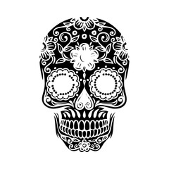 These are several skull-shaped vectors that have unique characteristics. Very suitable for posters for the Cinco de Mayo festival in Mexico. I deliberately made it black and white so you can easily.