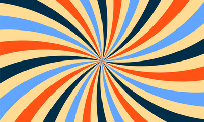 colorful spiral line pattern sunburst background