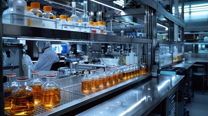 controlled environment of the laboratory, the pursuit of scientific inquiry unfolds with precision and purpose. Against a backdrop of sterile surfaces and glassware