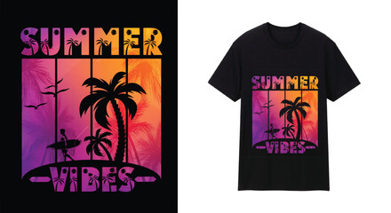 Summer  Shirt Design Prin temaplet