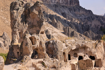 Abandoned Village in Soganli Valley, Soganli Tal, Cappadocia, Turkey