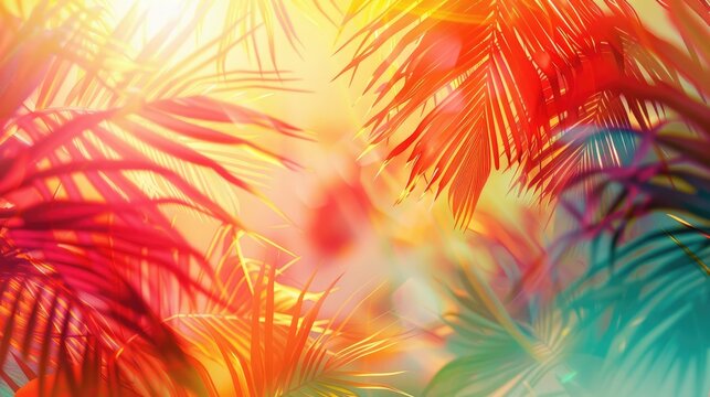 tropical nature Summer and environment concept
