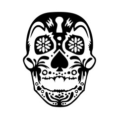 These are several skull-shaped vectors that have unique characteristics. Very suitable for posters for the Cinco de Mayo festival in Mexico. I deliberately made it black and white so you can easily.
