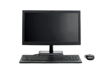 Laptop External Monitor isolated on transparent background