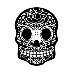 These are several skull-shaped vectors that have unique characteristics. Very suitable for posters for the Cinco de Mayo festival in Mexico. I deliberately made it black and white so you can easily.