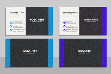 Business card design template, Clean professional business card template, visiting card, business card template.