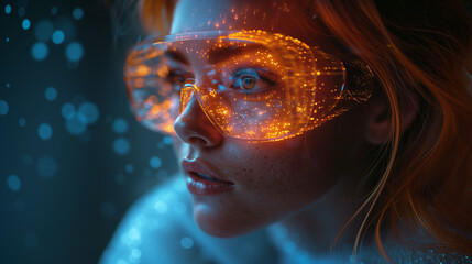 Augmented Persona Portrait of a Person with AR and VR Fusion