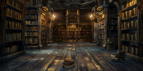 Library Images ,Dark library