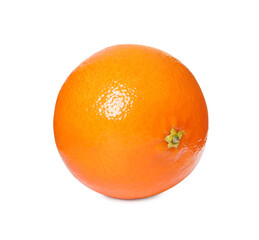 Fresh ripe juicy tangerine isolated on white