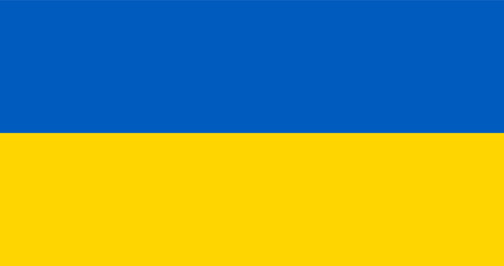 vector illustration flag of Ukraine