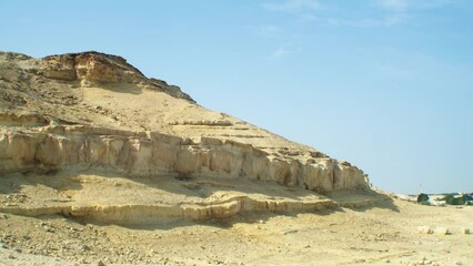 Ancient rock formations in Wadi Buhair