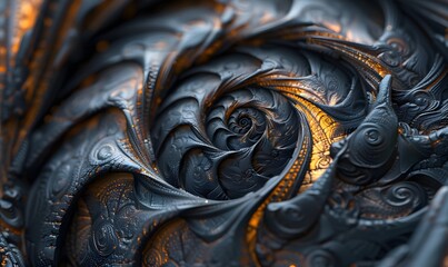 Spiral background 3d design, generated by AI