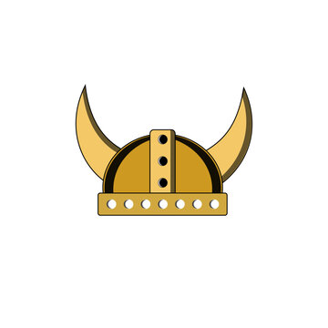 recommend clip art: Viking helmet icon. Simple illustration of viking helmet vector icon for web