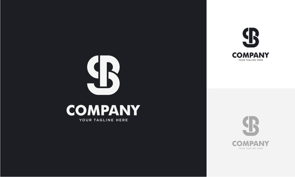 Initial letter SP or PS logo vector design template