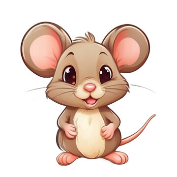 cute Mouse Ilustration