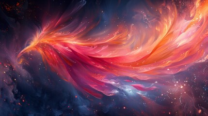 Colorful Bird of Prey Painting