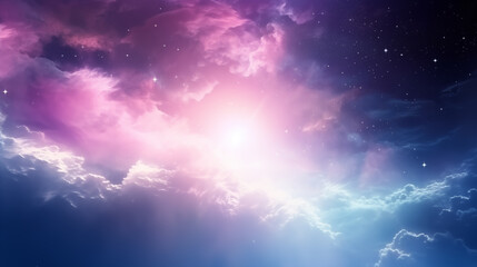 Cosmic Elegance: Divine Light, Earth Atmosphere, Navy Sky, Turquoise-Magenta Galaxy, Bokeh Dreams, Cinematic Glow