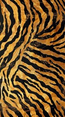 Fototapeta premium Close Up of Tiger Print Pattern