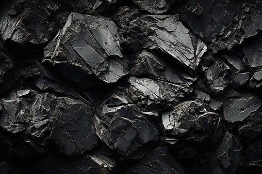 a black and white photo of a rock surface, in the style of paintings, dark colors, 8k resolution, precisionist lines, evocative, scattered composition