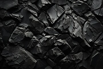 a black and white photo of a rock surface, in the style of paintings, dark colors, 8k resolution, precisionist lines, evocative, scattered composition