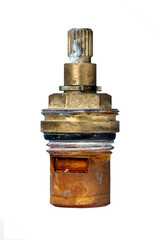 Old broken crane axle box