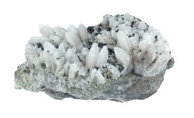 Quartz with Pyrite Chalcopyrite