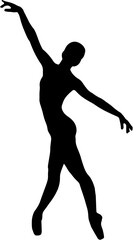 silhouette of a ballerina  © Bangkit