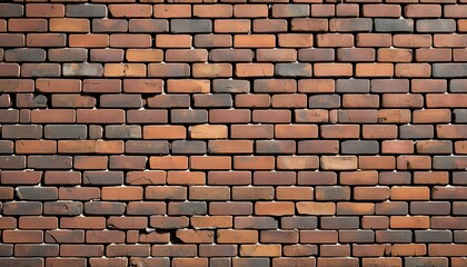 Rustic Brick Wall Tile Wallpaper: A Construction Background