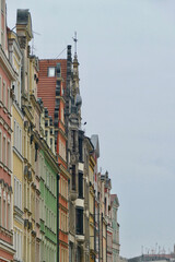 Historical merchant‘s houses in central Wroclaw, Poland