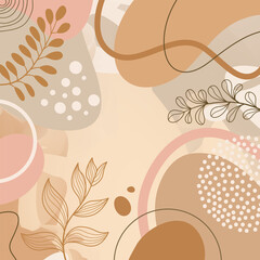 abstract backgrounds for design. Colorful banners with autumn leaves.