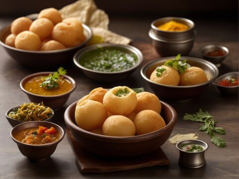 Pani Puri, Golgappe, Chat item, India