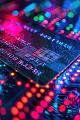 Obraz premium A credit card and binary code. Online shopping concept background