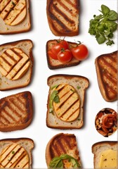 Delicious Burger Sandwich with Melting Cheese