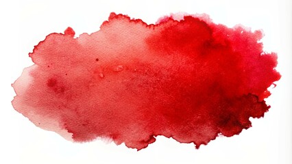 Red Watercolor Stain - Bold and Artistic Splash for Creative Projects